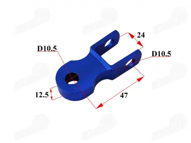 Universal ATV quad bike rear shock absorber extensions 10mm