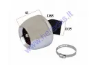 Universalus oro filtras motociklo, motorolerio, keturračio D35MM  tinka Sport Eco, Capri, Formula, Baotian BT49QT, Barton, Gb motors, Junak, Kingway, Lifan