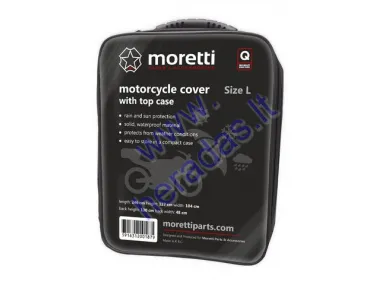 Uždangalas motociklui  Moretti L atsparus UV 246x104x127cm