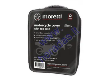 Cover for motorcycle Moretti L UV resistant  246x104x127cm