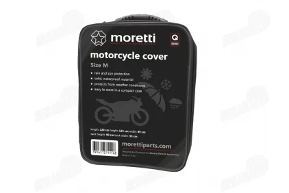 Cover for motorcycle Moretti M UV resistant 229x99x125cm