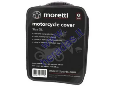 Uždangalas motociklui  Moretti XL atsparus UV 277x103x141cm