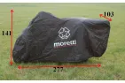 Uždangalas motociklui  Moretti XL atsparus UV 277x103x141cm