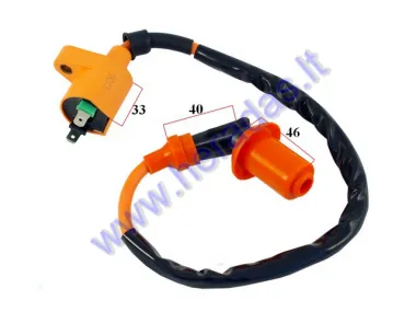 IGNITION COIL FOR SCOOTER, QUAD BIKE, MOTOCYCLE SPORT