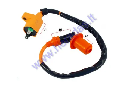 IGNITION COIL FOR SCOOTER, QUAD BIKE, MOTOCYCLE SPORT