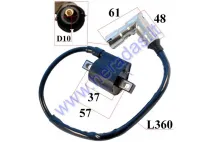 Ignition coil for ATV quad bike metallic cap Bashan
