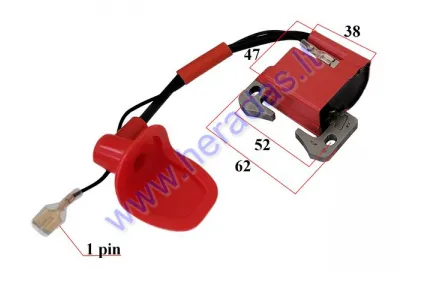 Ignition coil for ATV quad bike, scooter, motorcycle Pocket Bike Mini ATV 50-80cc tuning