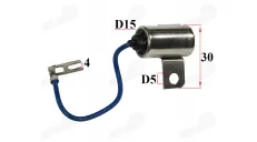Ignition coil capacitor for motorcycle, ignition coil