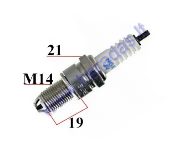 UŽDEGIMO ŽVAKĖ MOTOCIKLUI BUR6ET 2876 NGK V-LINE