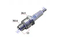 Spark plug for motorcycle, motorized bicycle BR6HS 3922 NGK