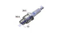 Spark plug for motorcycle, motorized bicycle BR6HS 3922 NGK