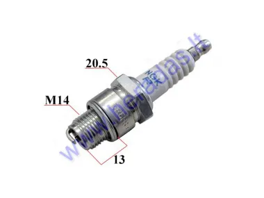 Spark plug for motorcycle, motorized bicycle BR6HS 3922 NGK