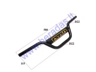 ATV QUAD BIKE HANDLEBARS L580 22mm