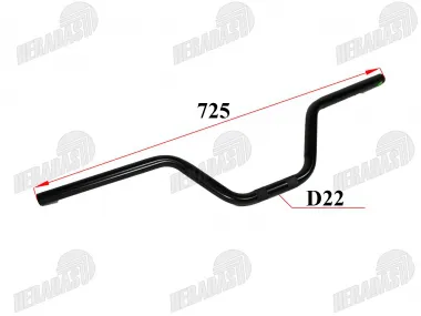 Handlebar for quad bike 22mm L720 fits EGL MOTOR MADIX110