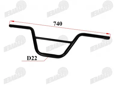 22mm L720 handlebar for quad bike fits EGL MOTOR THE125