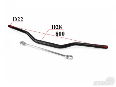 Vairas keturračio motociklo 22mm L800 tinka CH300 CHAMPION 300