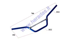 MOTORCYCLE HANDLEBAR 22mm L780