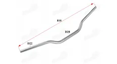 Handlebar for motorcycle 22mm L810 fits DB50PRO