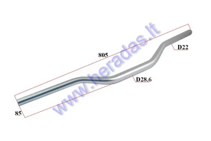 Motorcycle handlebar 28mm