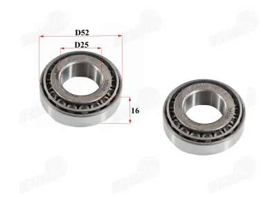 Steering bearings for electric cargo tricycle KING BOX1, 2, 3  JP2100, JP2800, JP3900, JP3900ROOF