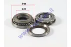 Motorcycle steering bearings