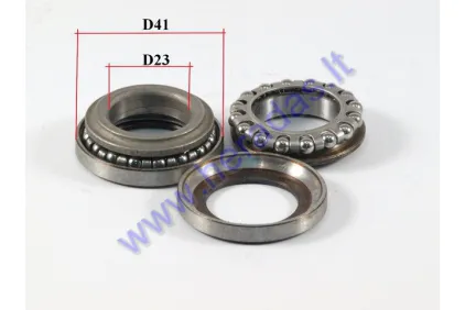 Motorcycle steering bearings