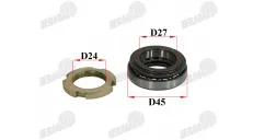Motorcycle steering bearings