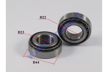 Motorcycle steering bearings