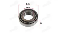 Steering wheel bearing for motorcycle fits DB50PRO