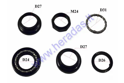 Handlebar bearings for electric scooter Rocky since 2021.10