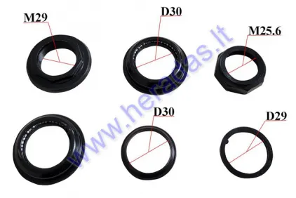 Steering wheel bearing kit for electric tricycle scooter PRAKTIK1, PRAKTIK2