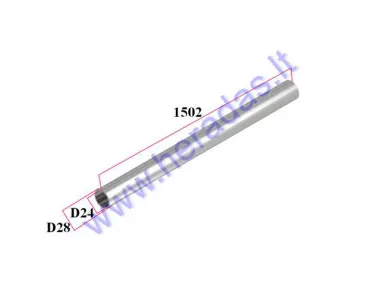 ALUMINUM TUBE D28MM FOR BRUSH CUTTER