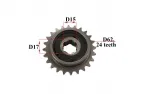 Drive sprocket chain 420 50cc 70cc 120cc fits CHAMP DELTA, CHAMP MONTANA