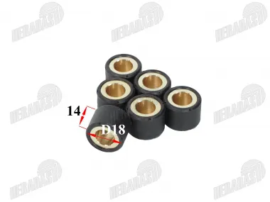 Variator roller GY6 150 SET 6pcs 13g. 18x14