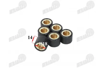 Variatoriaus svareliai GY6 150 kompl. 6vnt. 13gramų 18x14 Variatoriaus svareliai GY6 150 kompl. 6vnt. 13gramų 18x14