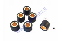 Variator roller set 6pc 16x13 3g