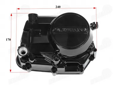 Variklio dangtelis motociklo dešinės LIFAN 125cc 140cc LF140