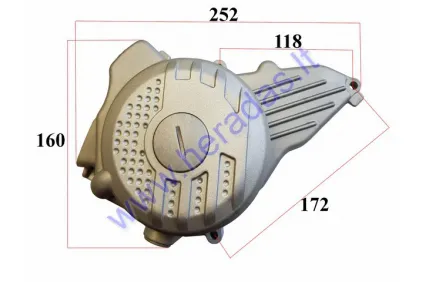 ENGINE COVER FOR MOTORCYCLE LEFT SIDE 190cc ZS190
