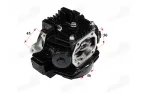 Cylinder head for 107cc 110cc 125cc  ATV quad bike D52.4 Full analogue ATV110081. Suitable for tuning 1P39FMA engine. BLACK