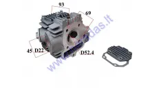 Variklio galvutė 125cc 4T motociklo komplektas D52.4Su vožtuvais, velenėliu, dangteliais. Tinka variklio 1P39FMA tiuningavimui.