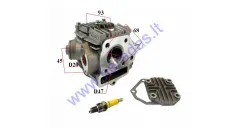 Variklio galvutė 50-80cc ATV keturračio motociklo,mopedo, motorolerio 4T D47 139FMB