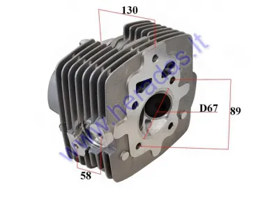 VARIKLIO GALVUTĖ ATV KETURRAČIO, motociklo 250cc D67 ATV 250, ATV Bashan BS250S-11B 250, ATV Bashan BS250S-24 250, ATV Bashan BS250S-33 250, ATV Bashan BS2