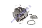 Cylinder head for motorcycle ATV quad bike 125cc with valves, camshaft, caps with valve lifters, candle