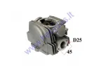 Cylinder head for motorcycle ATV quad bike 125cc with valves, camshaft, caps with valve lifters, candle