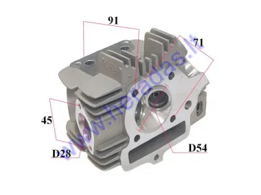 Variklio galvutė motociklo 125cc  WS125