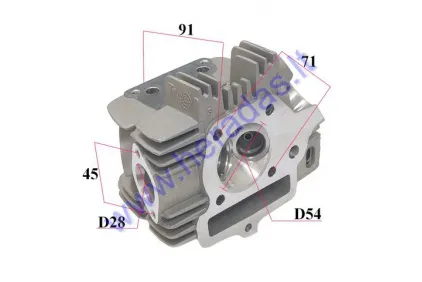 Cylinder head for motorcycle 125cc
