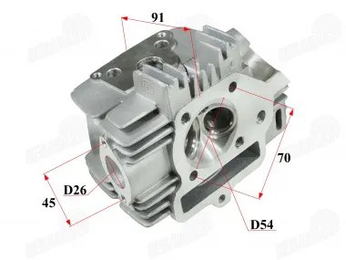Variklio galvutė motociklo 125cc