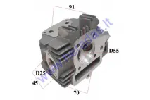 Variklio galvutė motociklo 140cc Lifan LF140  D55 plika