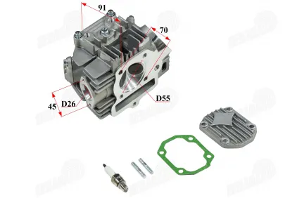 Cylinder head assembly for motorcycle 140cc yx140