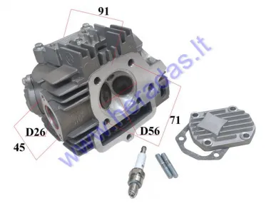 Cylinder head assembly for motorcycle 140cc yx140 D56